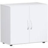 Fl�gelt�renschrank 2 Ordnerh�hen LIFE | 80 cm breit | Weiss