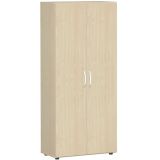 Flügeltürenschrank 5 Ordnerhöhen LIFE | 80 cm breit | Ahorn hell