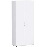 Fl�gelt�renschrank 5 Ordnerh�hen LIFE | 80 cm breit | Weiss