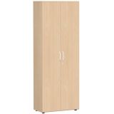 Flügeltürenschrank 6 Ordnerhöhen LIFE | 80 cm breit | Buche Natur