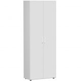 Flügeltürenschrank 6 Ordnerhöhen LIFE | 80 cm breit | Hellgrau