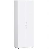 Flügeltürenschrank 6 Ordnerhöhen LIFE | 80 cm breit | Weiss