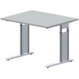 Schreibtisch STYLE | 100 x 80 cm | Hellgrau