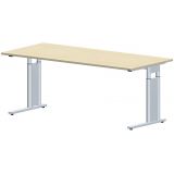 Schreibtisch STYLE | 180 x 80 cm | Ahorn hell