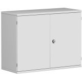 Fl�gelt�renschrank 2 OH STYLE | 100 cm breit | Korpus Hellgrau | Front Hellgrau
