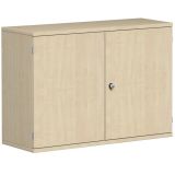 Fl�gelt�renschrank 2 OH STYLE | 120 cm breit | Korpus Ahorn hell | Front Ahorn hell