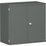 Fl�gelt�renschrank 2 OH STYLE | 80 cm breit | Korpus Graphit | Front Graphit