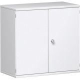 Fl�gelt�renschrank 2 OH STYLE | 80 cm breit | Korpus Weiss | Front Weiss