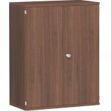 Fl�gelt�renschrank 3 OH STYLE | 100 cm breit | Korpus Nussbaum | Front Nussbaum