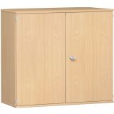 Flügeltürenschrank 3 OH STYLE | 120 cm breit | Korpus Buche Natur | Front Buche Natur
