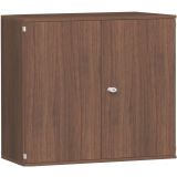 Fl�gelt�renschrank 3 OH STYLE | 120 cm breit | Korpus Nussbaum | Front Nussbaum