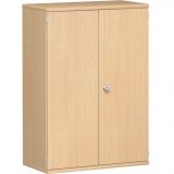 Flügeltürenschrank 3 OH STYLE | 80 cm breit | Korpus Buche Natur | Front Buche Natur