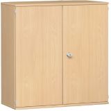 Flügeltürenschrank 4 OH STYLE | 120 cm breit | Korpus Buche Natur | Front Buche Natur