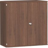 Flügeltürenschrank 4 OH STYLE | 120 cm breit | Korpus Nussbaum | Front Nussbaum