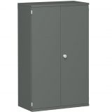 Flügeltürenschrank 4 OH STYLE | 80 cm breit | Korpus Graphit | Front Graphit