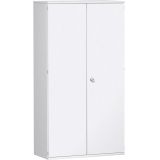 Flügeltürenschrank 5 OH STYLE | 100 cm breit | Korpus Weiß | Front Weiß