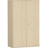 Flügeltürenschrank 5 OH STYLE | 120 cm breit | Korpus Ahorn hell | Front Ahorn hell