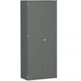 Fl�gelt�renschrank 5 OH STYLE | 80 cm breit | Korpus Graphit | Front Graphit