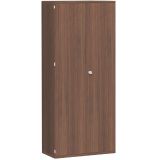 Fl�gelt�renschrank 6 OH STYLE | 100 cm breit | Korpus Nussbaum | Front Nussbaum