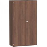 Flügeltürenschrank 6 OH STYLE | 120 cm breit | Korpus Nussbaum | Front Nussbaum