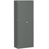 Fl�gelt�renschrank 6 OH STYLE | 80 cm breit | Korpus Graphit | Front Graphit