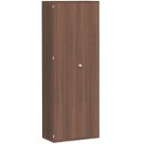 Fl�gelt�renschrank 6 OH STYLE | 80 cm breit | Korpus Nussbaum | Front Nussbaum