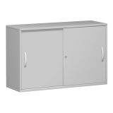 Schiebet�renschrank 2 Ordnerh�hen STYLE | Breite 120 cm | Hellgrau