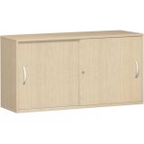 Schiebet�renschrank 2 Ordnerh�hen STYLE | Breite 160 cm | Ahorn hell