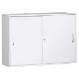 Schiebetürenschrank 3 Ordnerhöhen STYLE | Breite 160 cm | Weiss