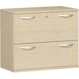 H�ngeregisterschrank 2 Ordnerh�hen STYLE | 100 cm breit | Dekor Ahorn hell