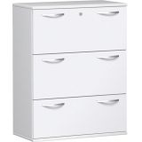 H�ngeregisterschrank 3 Ordnerh�hen STYLE | 100 cm breit | Dekor Wei�
