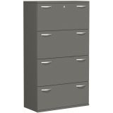 H�ngeregisterschrank 4 Ordnerh�hen STYLE | 80 cm breit | Dekor Graphit