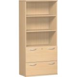 H�ngeregisterschrank 5 Ordnerh�hen STYLE | 100 cm breit | Dekor Buche Natur