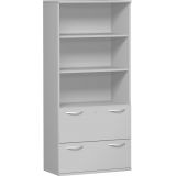 H�ngeregisterschrank 5 Ordnerh�hen STYLE | 100 cm breit | Dekor Hellgrau