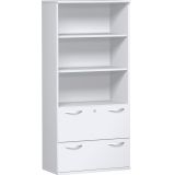 H�ngeregisterschrank 5 Ordnerh�hen STYLE | 100 cm breit | Dekor Wei�