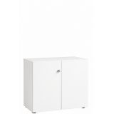 Fl�gelt�renschrank COMFORT 2 Ordnerh�hen | Breite 80 cm | Wei� classic