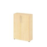 Flügeltürenschrank LIGHT 3 Ordnerhöhen | Breite 80 cm | Ahorn