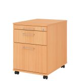 Rollcontainer SMART | mit Hängergisterauszug | Buche