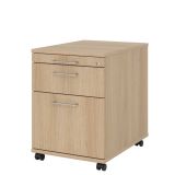 Rollcontainer SMART | mit Hängergisterauszug | Eiche