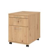 Rollcontainer SMART | mit Hängergisterauszug | Eiche Rustikal