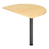 Ansatztisch 60 x 80 cm | Ahorn | St�tzfu� graphit
