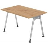 Schreibtisch ALPHA | 120 x 80 cm | Eiche Rustikal