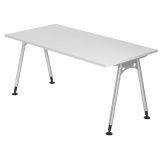 Schreibtisch ALPHA | 160 x 80 cm | Weiß classic