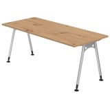 Schreibtisch ALPHA | 180 x 80 cm | Eiche Rustikal