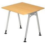 Schreibtisch ALPHA | 80 x 80 cm | Buche