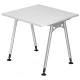 Schreibtisch ALPHA | 80 x 80 cm | Weiss classic