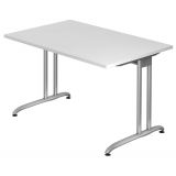 Schreibtisch BETA | 120 x 80 cm | Weiß classic