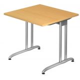 Schreibtisch BETA | 80 x 80 cm | Buche