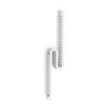 Kabelkette vertikal | f�r Schreibtische bis H�he 130 cm | Wei�