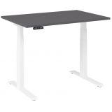 Sitz-Steh-Schreibtisch BUSINESS white | elektrisch höhenverstellbar | B120 x T80 cm | Graphit